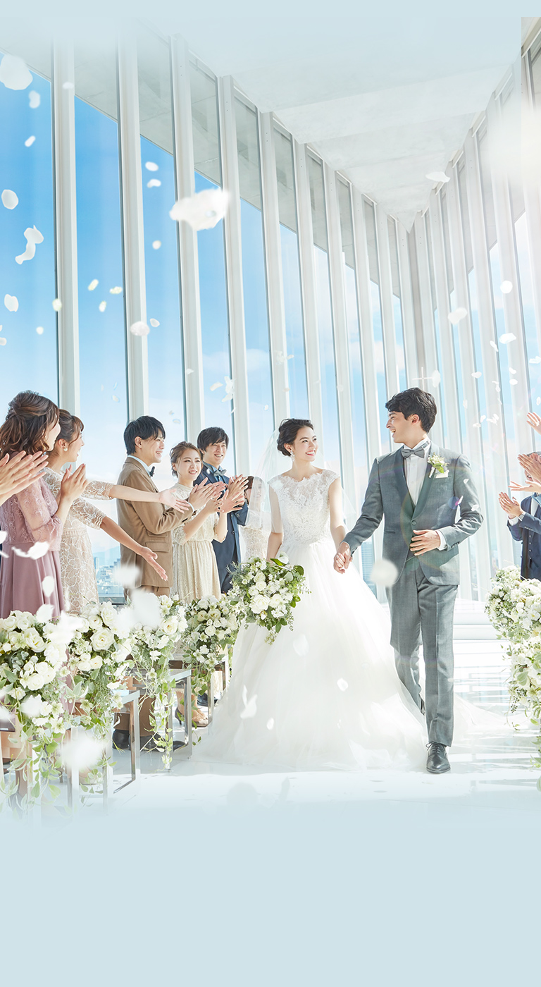 大阪の結婚式場ならT＆G_ブーケを持った花嫁